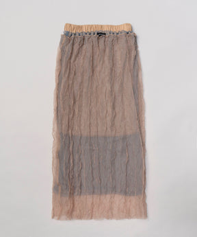 【SALE】Sheer Layered Washer Skirt