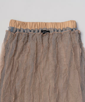 【SALE】Sheer Layered Washer Skirt