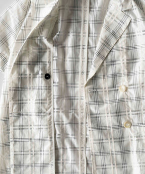 [SALE] Sheer Check Shirt Jacket