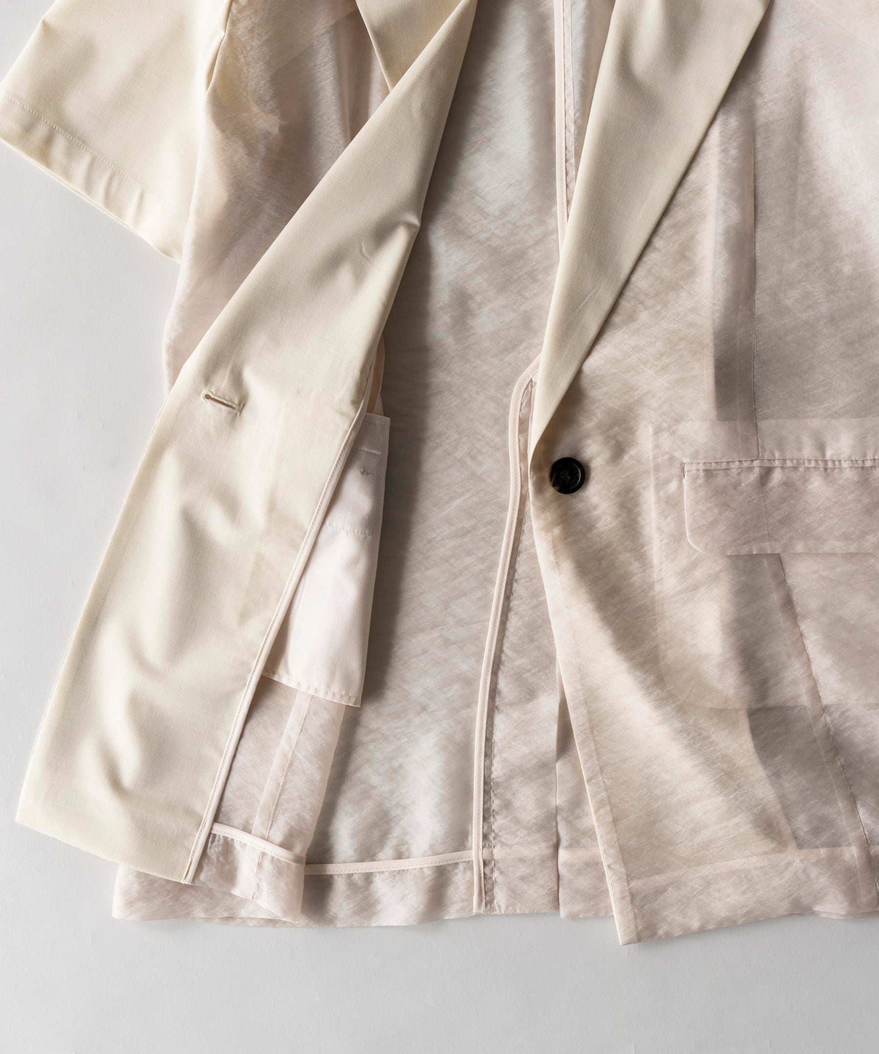 【SALE】Sheer Combination Jacket