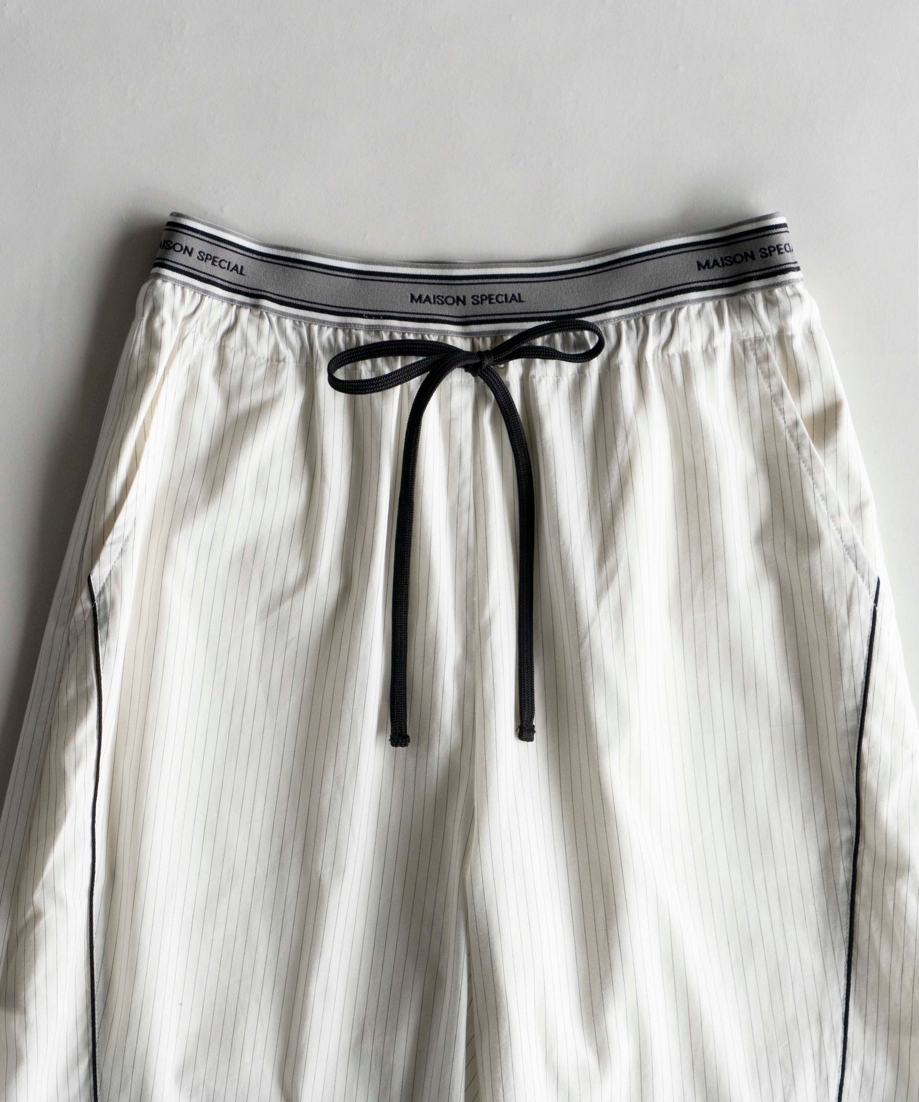 【SALE】Jacquard Belt Wide Pants