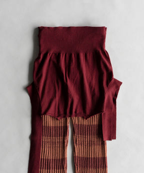 【SALE】Cardigan Layered Knit Pants