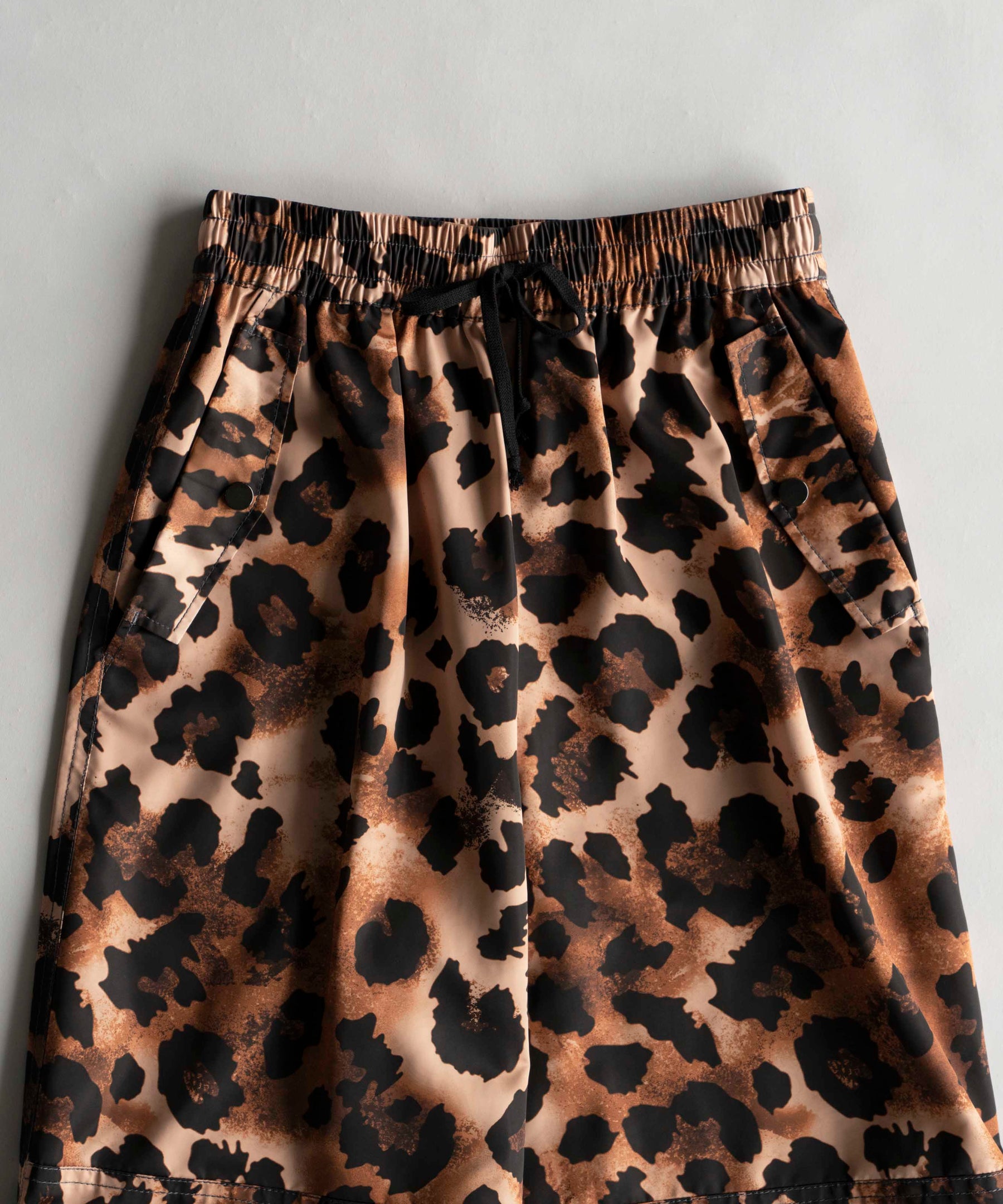 SALE】2way Leopard Taffeta Snow Pants