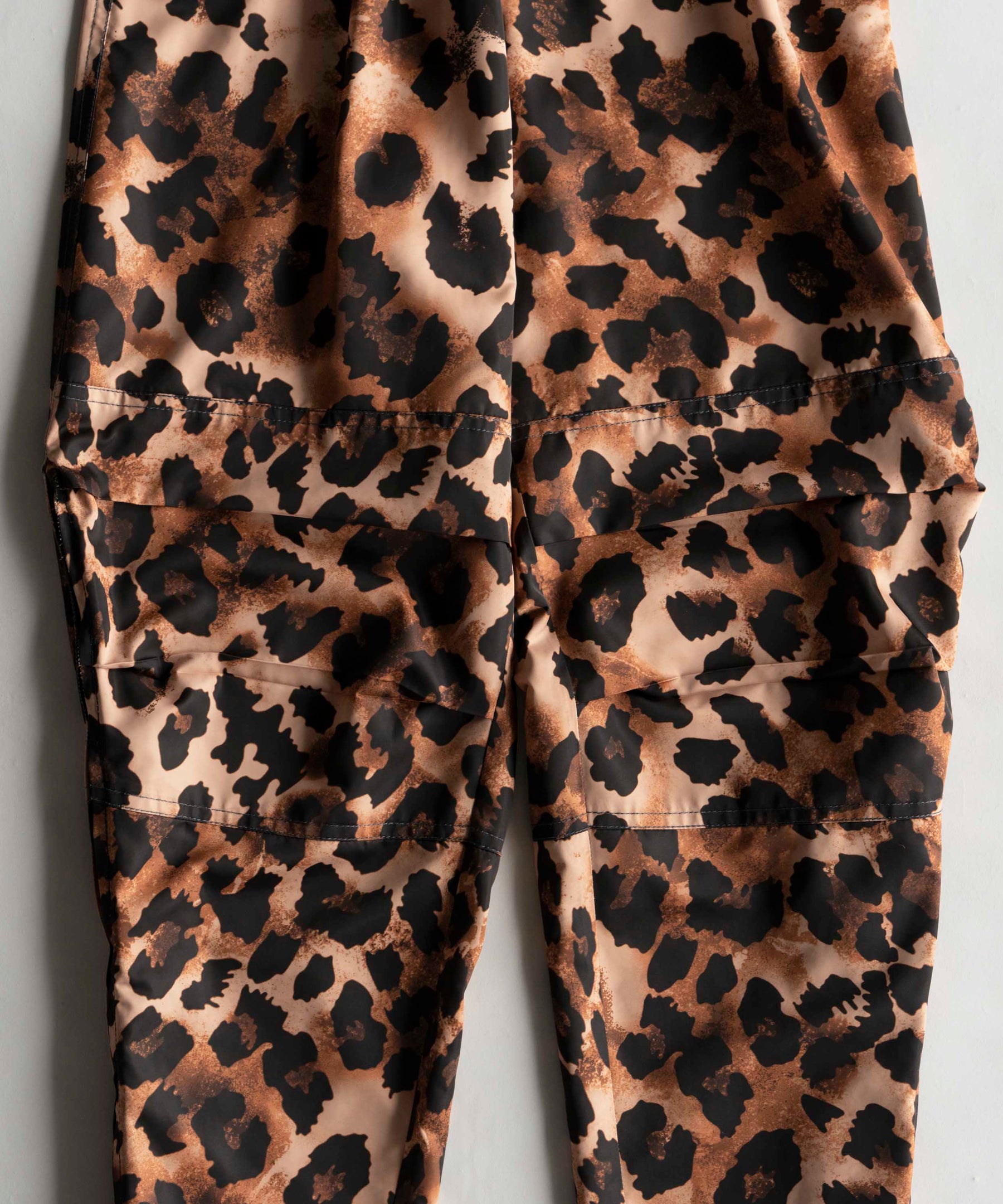 SALE】2way Leopard Taffeta Snow Pants