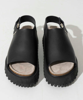 [SALE] [Special Shoes Factory Collaboration] Italian Vibram Sole Heel Strap Sandal Made in Tokyo