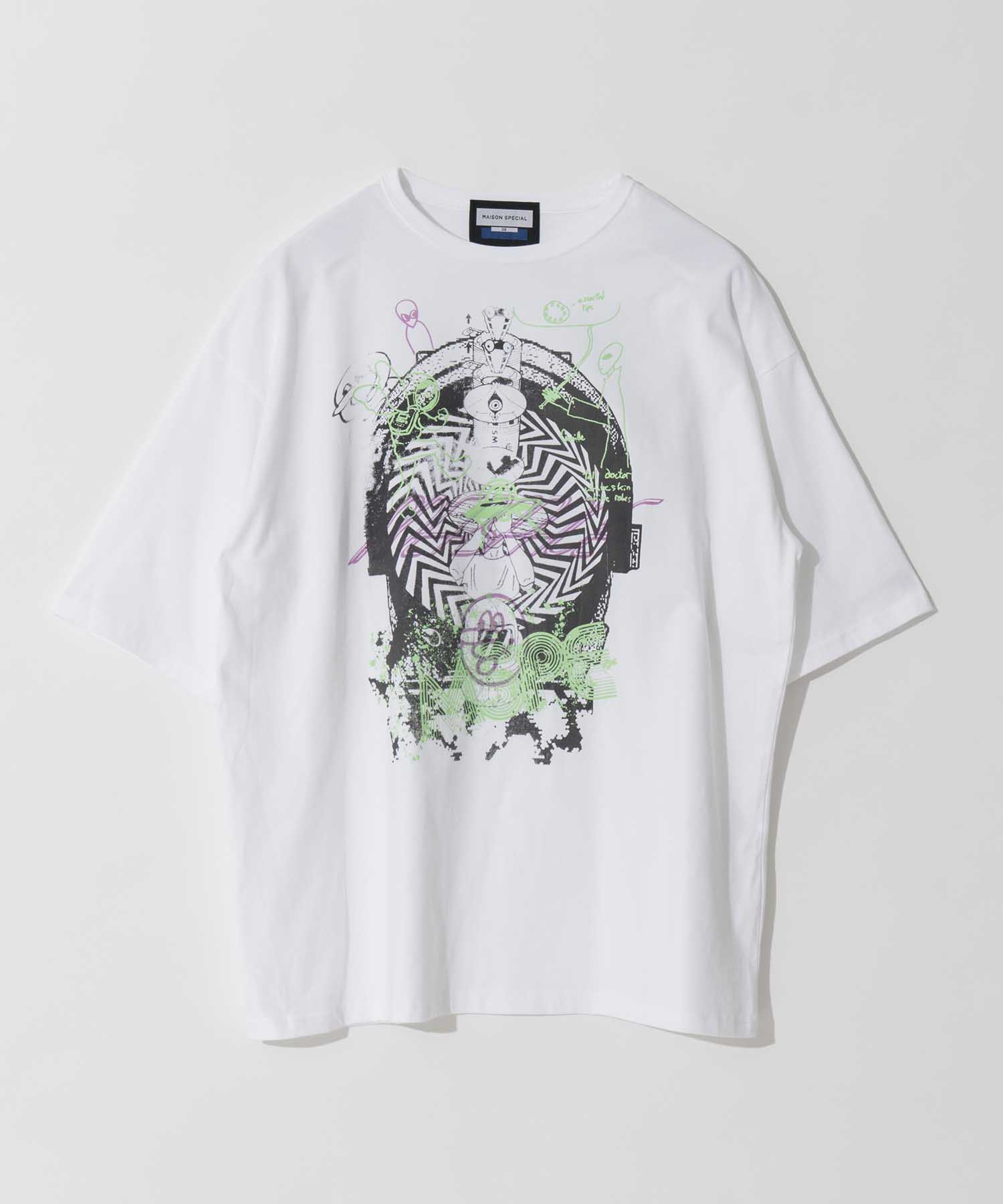 【メンズ】MAISON SPECIAL  オーバーサイズプリントTシャツ