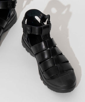 【SPECIAL SHOES FACTORY COLLABORATION】Italian Vibram Sole Gurkha Sandal Made In TOKYO