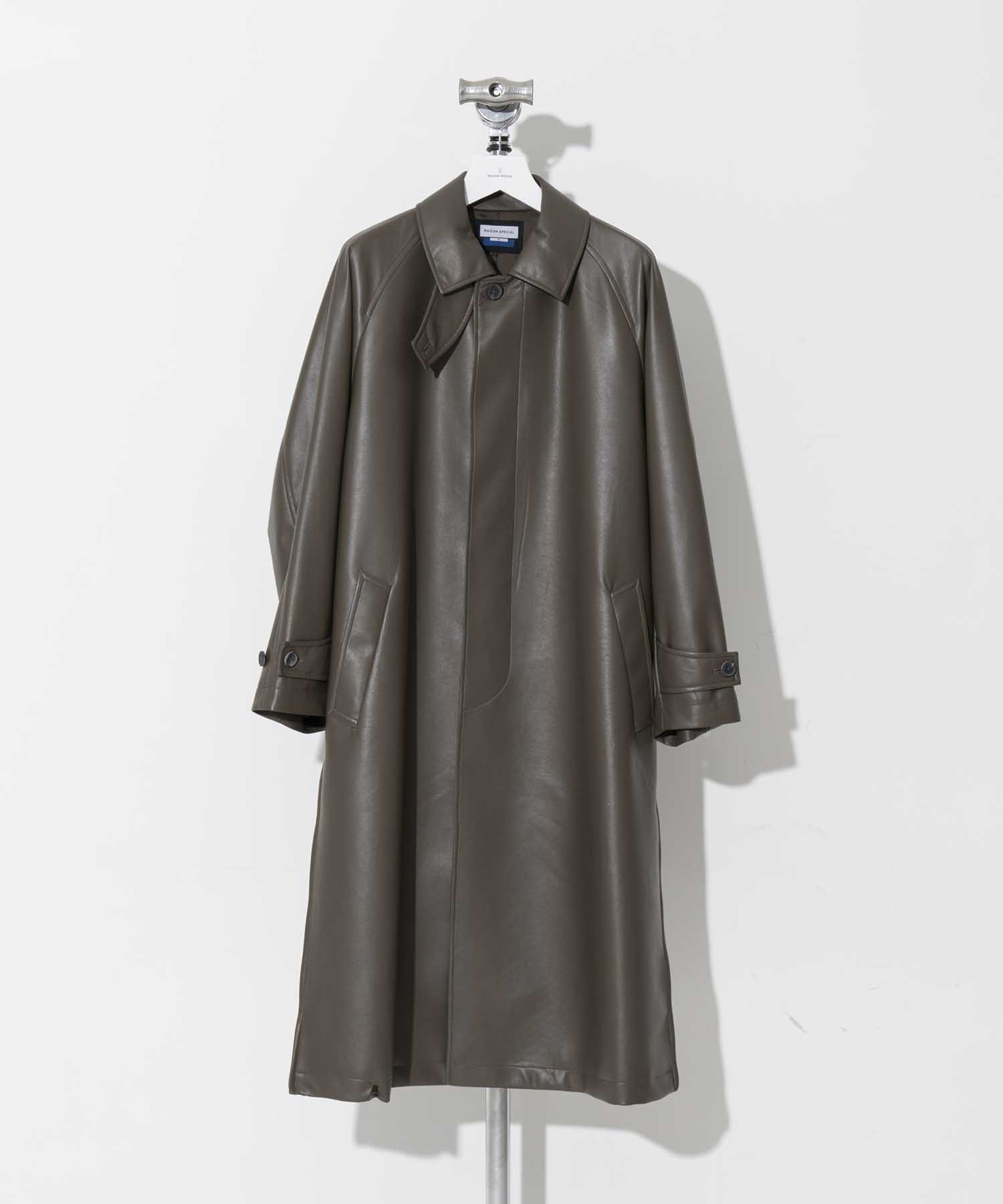 [SALE] Recycling Light Fake Leather Prime Oversten Color Coat