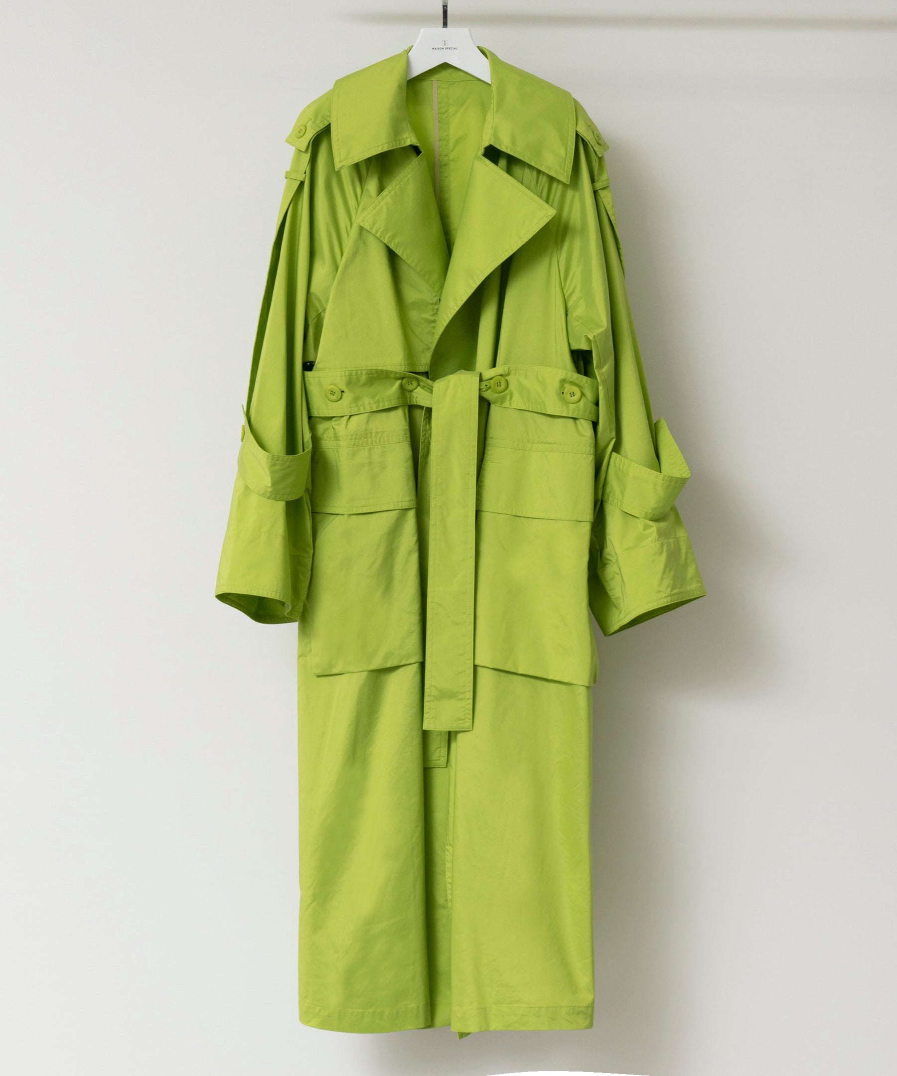 【SALE】Multi Fabric Over Size Trench