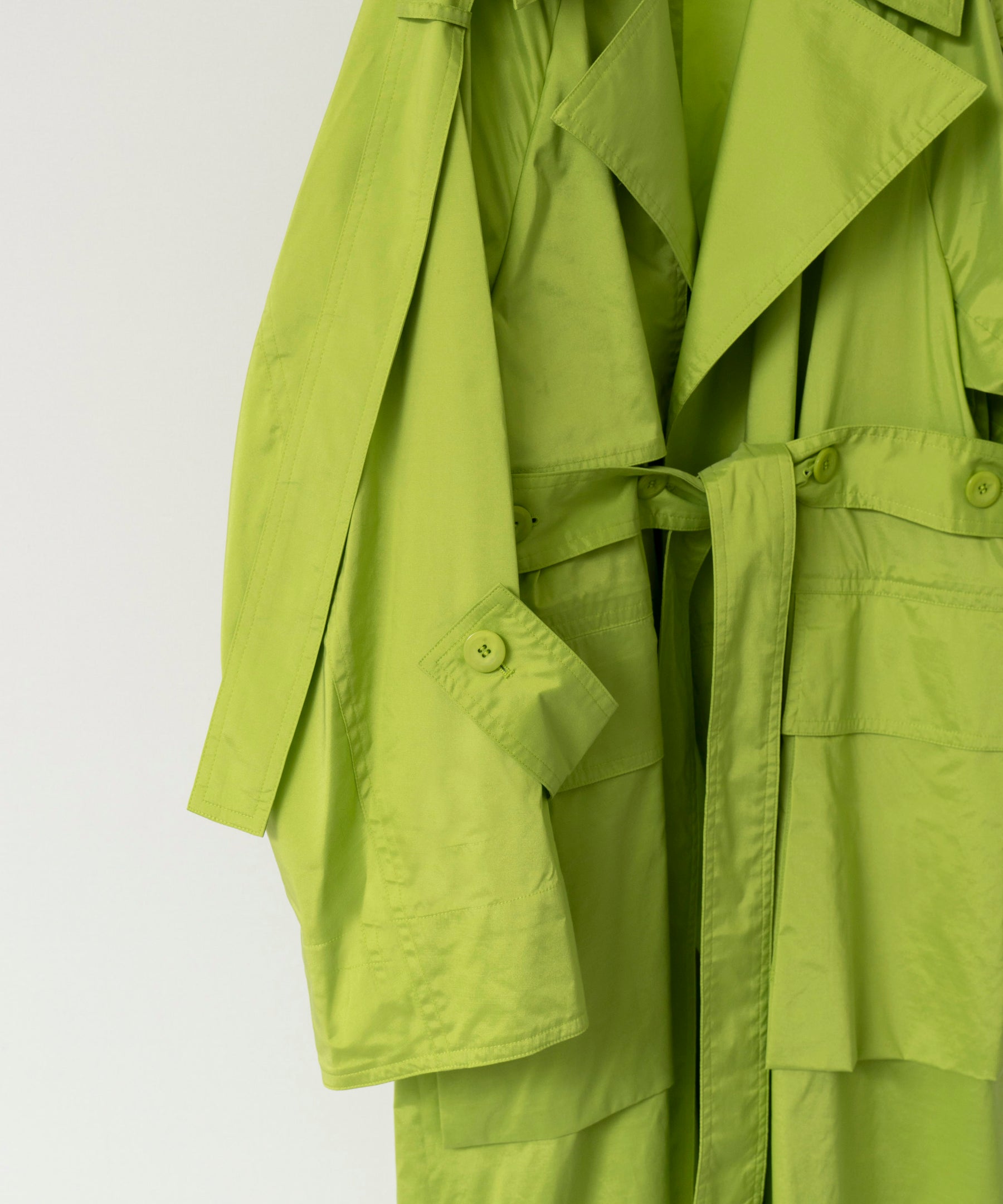 SALE】Multi Fabric Over Size Trench