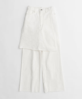 [Sale] Layered Wrap Denim Pants